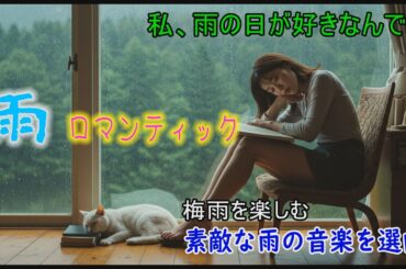 【雨・ロマンティック】雨は緑を輝かせ雨音は人々を癒す。素敵な雨の音を集めました。#雨の街を #雨の物語 #ドラマティックレイン #雨が空から降れば #雨音はショパンの調べ #傘がない#雨のウェンズデイ