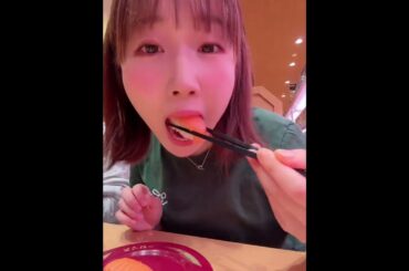 元STU48 甲斐心愛 マレーシアのスシロー #Malaysia #makan  #sushi #klp48