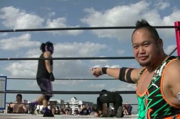 2025.5.4　#大阪プロレス　 #イオン加古川店 大会　入江茂弘＆佐野蒼嵐＆松房龍哉 vs TORU＆浅川紫悠＆TiiiDA　#Osaka　#wrestling