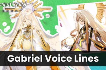 Alchemy Stars Aurorian Voice Lines: Gabriel - The Angel of Apollo voiced by Sayaka Ohara