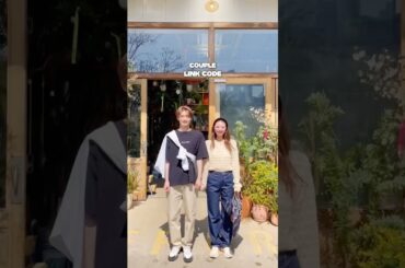 杢代和人さんと川津明日香さんのカップルデートコーデ👟