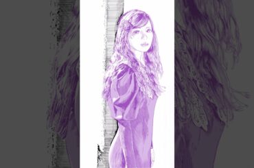 【#乃木坂46 】筒井 あやめ【祝：写真集発売！】【イラスト】【２】#shorts