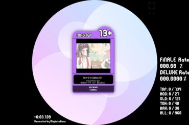 【maimai 創作譜面】HoneyWorks feat. 高見沢アリサ（CV：東山奈央）-男の子の目的は何？ MAS 13+ (DX)