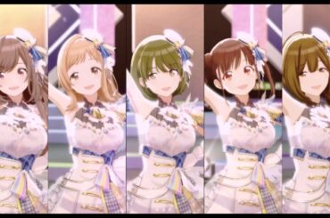 【シャニソン 4K MV】 下着透けver 「シャイノグラフィ」 にちか 真乃 智代子 千雪  恋鐘 【1.5周年衣装（サンセットスカイパッケージ）】