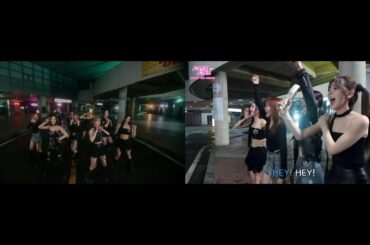 【NiziU】Black NiziU に Behind 足してみた、あまりよくできてないなぁ
