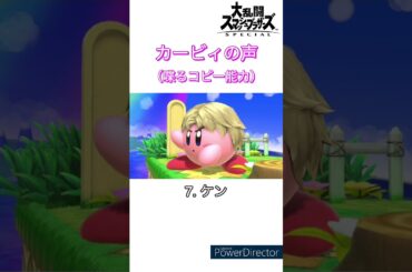カービィがしゃべるコピー能力 10選! (スマブラSP)