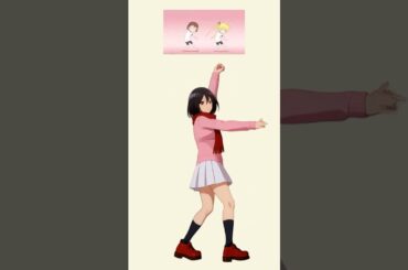 【 AOT x キルミーベイベー】ミカサ ふたりのきもちのほんとのひみつ #animedance ##ふたりのきもちのほんとのひみつ #aot #mikasa #shorts