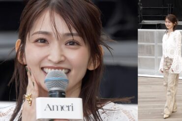 岡本玲、１週間前に親知らず抜く「腫れひけって」　透け感トップスおしゃれに着こなし　#Ameri