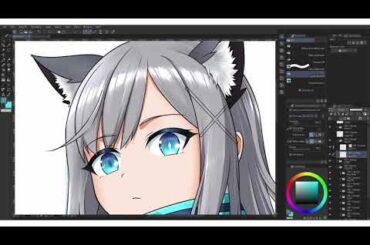 【Timelapse Drawing】 Blue Archive - Shiroko | 3 hours of drawing in less than 5 minutes