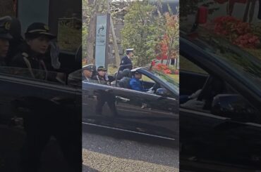 キャデラック儀礼オープンカー🚨、一日警察署長　TBSアナウンサー篠原梨菜さん👮‍♀️、交通安全パレード🚨
