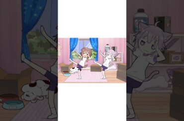 【手描き】おかころでキルミーダンスA #shorts #猫又おかゆ #戌神ころね #キルミーベイベー #バーチャルYouTuber #ホロライブ