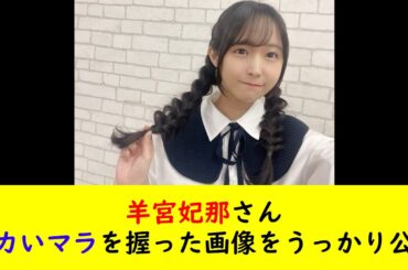 羊宮妃那さんデカいマラを握った画像をうっかり公開