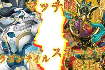 【マッチ戦】ドラゴンテイルvs炎王スネークアイ《ゆきうさ会遊戯王対戦動画》