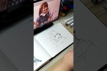 Ayaka Ohashi #sketch #OhashiAyaka #大橋彩香 #YamabukiSaaya #山吹沙綾 #声優 #バンドリ #drawing #poppinparty #fanart