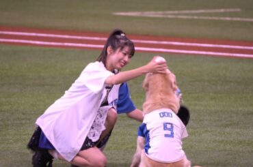 【ハプニング!?】　モーニング娘。'25　牧野真莉愛　ファーストピッチ　始球式　4K動画