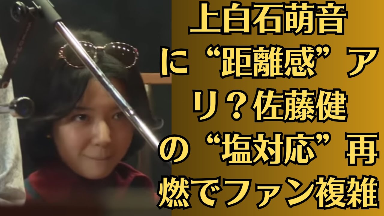 上白石萌音に“距離感”アリ?佐藤健の“塩対応”再燃でファン複雑 上白石萌音に“距離感”アリ?佐藤健の“塩対応”再燃でファン複雑