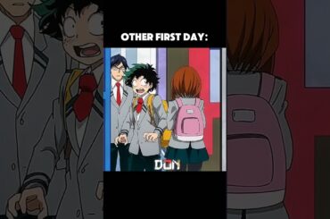 Bakugo first day 😏☠️#anime #mha #edit #myheroacademia #amv