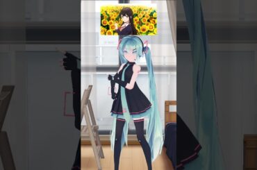 男女の友情は成立する？Sour式初音ミク Miku Black [MMD] #mmd #初音ミク