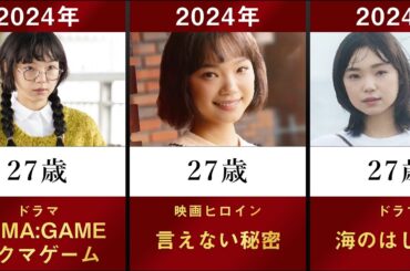 【ACMA:GAME アクマゲーム】古川琴音の主なドラマ・映画を年齢順に並べてみた【海のはじまり 月9 目黒蓮 間宮祥太朗 田中樹 竜星涼 有村架純 池松壮亮 大竹しのぶ】