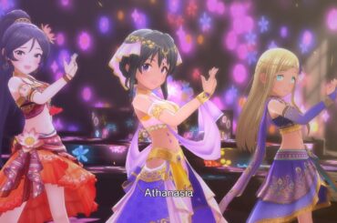 【デレステＭＶ】 「Athanasia」　ナターリア　ライラ　＜ソル・カマル＞　with  杉坂海