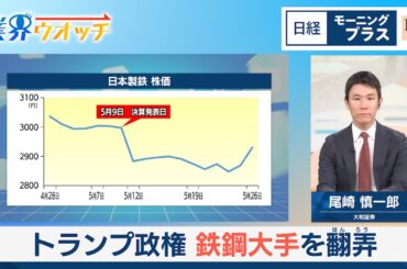 トランプ政権　鉄鋼大手を翻弄【日経モープラFT】