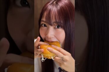 元NMB48 白間美瑠 マクド新作チキンタツタアレンジ💛🌶️