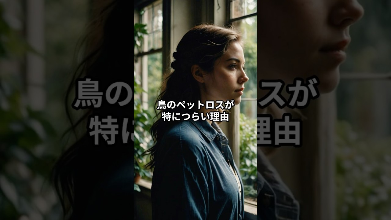 鳥のペットロスが特につらい理由 鳥のペットロスが特につらい理由