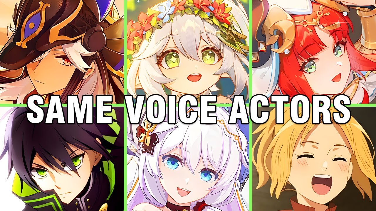 Genshin Impact All Sumeru Characters Japanese Dub Voice Actors Seiyuu Same Anime Characters Genshin Impact All Sumeru Characters Japanese Dub Voice Actors Seiyuu Same Anime Characters