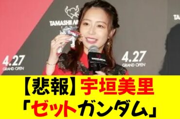 【悲報】宇垣美里「ゼットガンダム」⭐︎⭐︎【修正版】