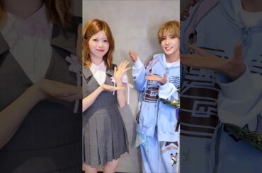 #NEXZ の #YUKI さんと#LOVELINEJP_Challenge 🍭#RIKU #NiziU #니쥬 #WithU #LOVELINE_JP #NiziU_LOVELINE_JP