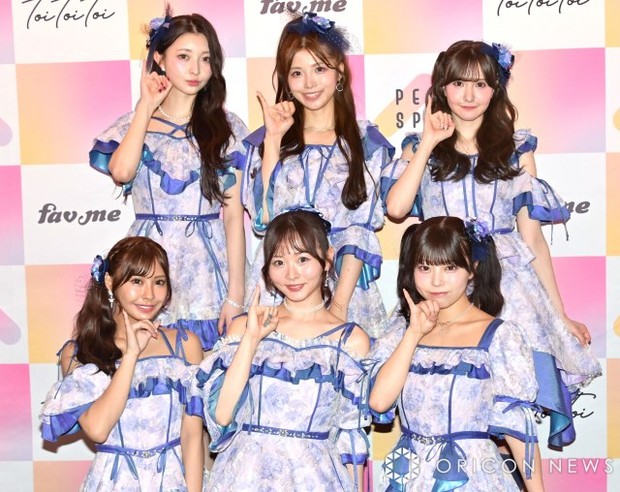 初ワンマンライブを開催したToi Toi Toi（後列左から）橋本萌花、一条カオリ、前垣さら（前列左から）星野ティナ、谷屋杏香、さくらもも （C）ORICON NewS inc.