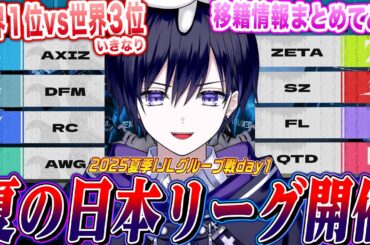【第五人格IJL】夏の日本プロリーグ開幕！新環境で全チーム登場する初日全部見ながら移籍情報などもまとめる！【唯/公認ミラー配信】
