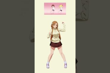 【SAO x Kill Me Baby】Asuna ふたりのきもちのほんとのひみつ #animedance #swordartonline #ふたりのきもちのほんとのひみつ #asuna