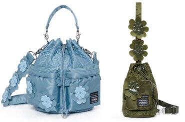 セシリー バンセン×ポーター、“フラワー装飾”の巾着型バッグ＆ミニショルダーバッグ - ファッションプレス