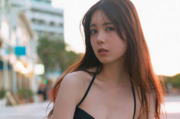 乃木坂46筒井あやめ、サンセットのビーチで…大人な黒水着ショットが解禁 | ORICON NEWS | 国内海外のニュース