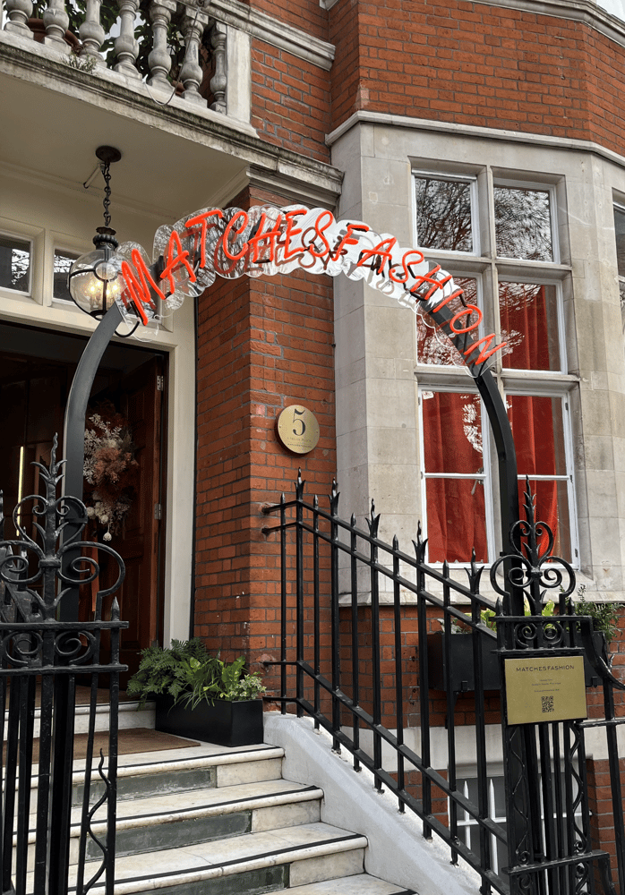 ロンドンのカルロス・プレイスにある旧マッチズファッションの旗艦店