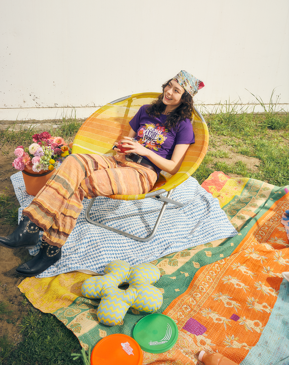 アマゾン マーチ オン デマンドでウエスタン風にコーディネート