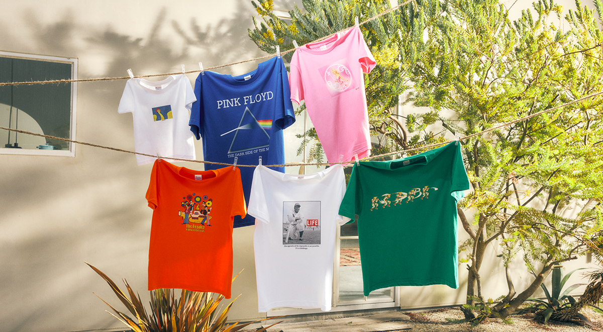 アマゾン マーチ オン デマンド”で展開する、キャラクターや音楽アーティスト、映画、アニメなどのグラフィックアパレル