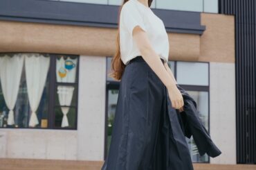 白Tシャツをきちんと着るには？モノクロが良いらしい！【FUDGE 6月号連動企画-Tシャツ、ポロシャツ、シャツをきちんと着ましょう | DAY 11】 | FUDGE FRIEND | ファッション