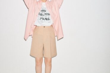 メッセージTシャツは、ペールトーンで着たくなる。【FUDGE 5月号連動企画-この夏の相棒Tシャツ | DAY 08】 | FUDGE FRIEND | ファッション