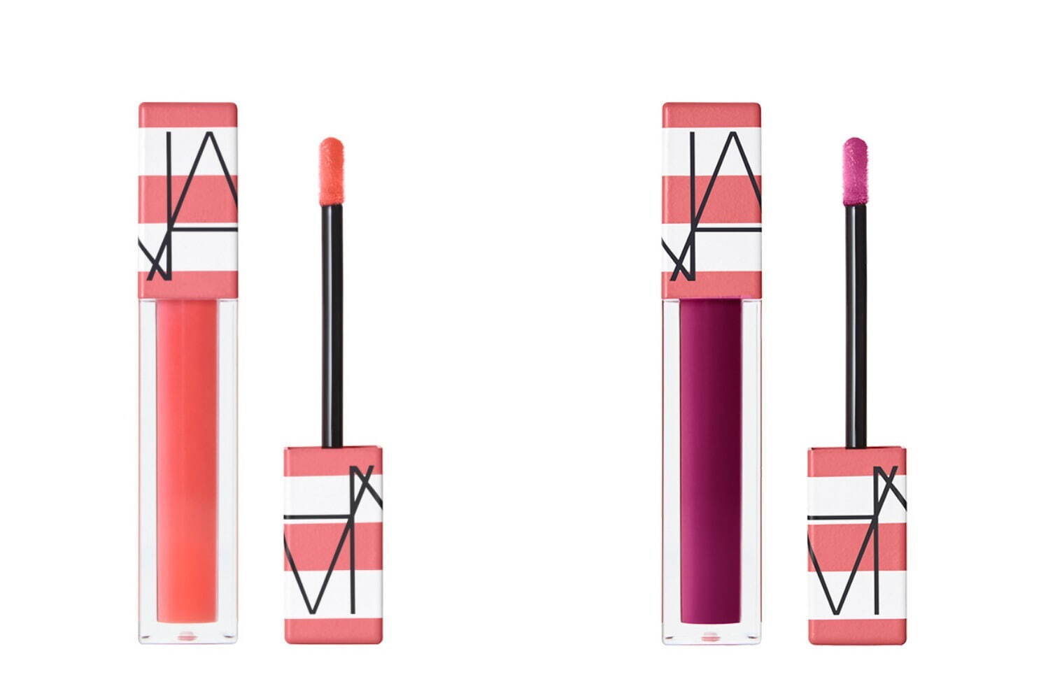 (左から)NARS アフターグロー リップオイル 508A,520A 各4,180円＜限定品＞