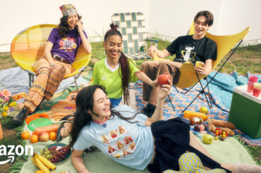 スタイリストが提案　プレイフルに着こなす「アマゾン」のTシャツコーデ （PR）- WWDJAPAN