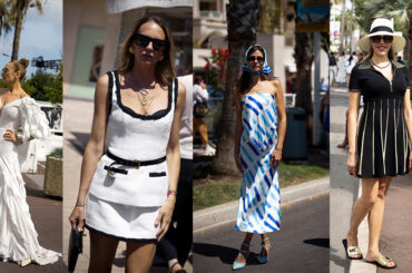 【スナップ】カンヌでリゾートファッションをキャッチ！　夏のエレガンスを体現　「第78回カンヌ国際映画祭」 - WWDJAPAN