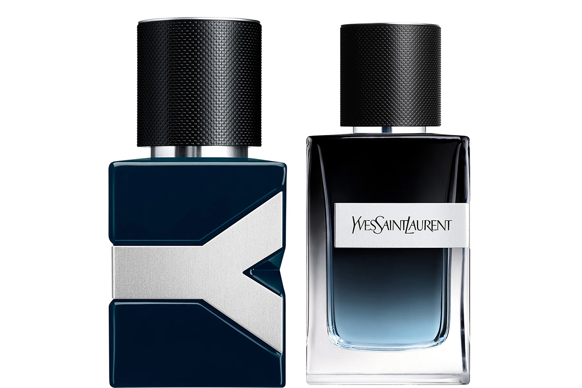 左から“Y MEN ルパルファム”（10mL、5610円／40mL、1万5620円）、“Y MEN オーデパルファム”（60mL、1万7380円）