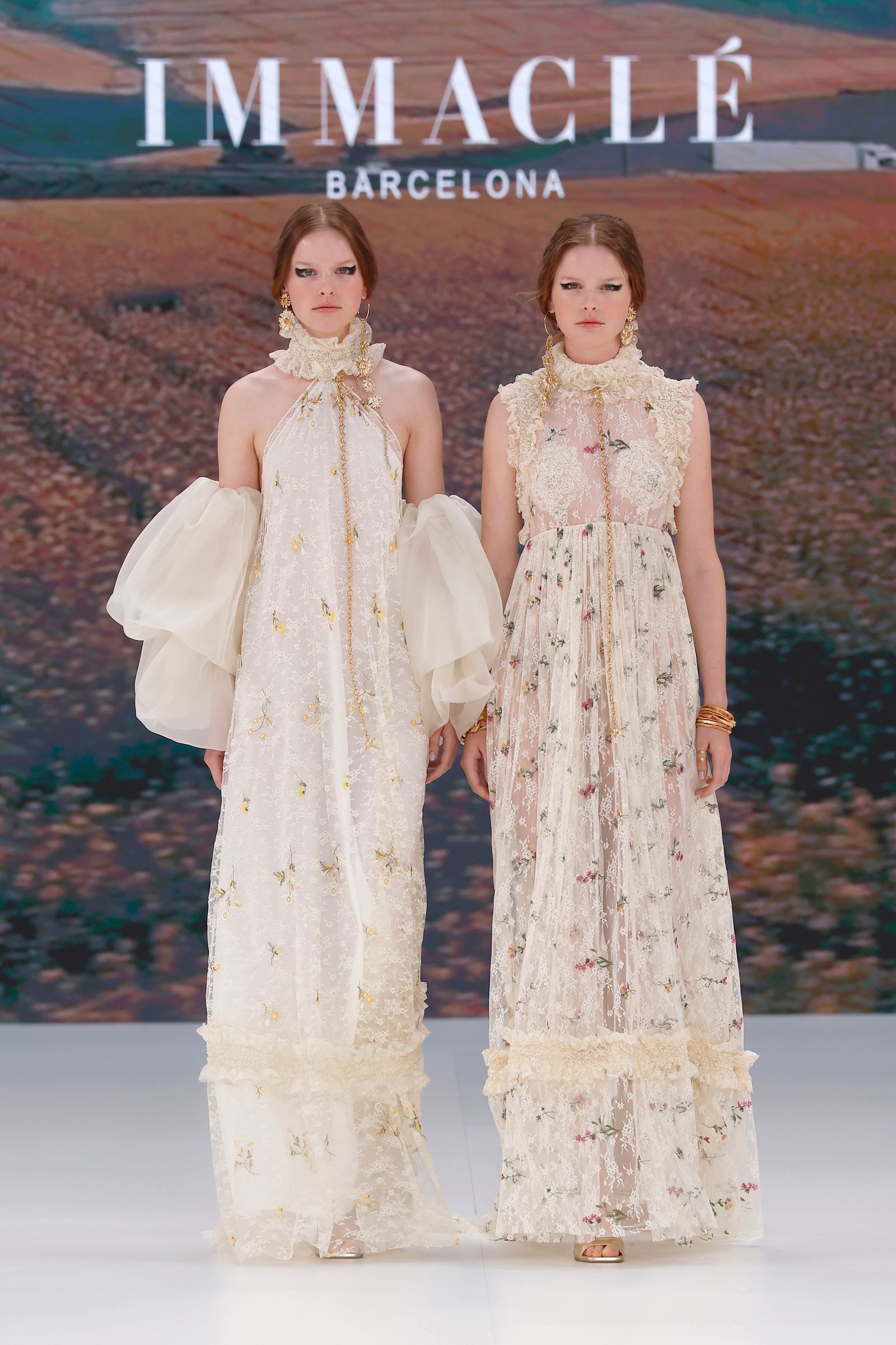 Image may contain Erica Rhodes Erica Rhodes Clothing Dress Evening Dress Formal Wear Fashion Gown and Wedding