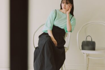 この夏のTシャツは爽やかなミントグリーンがかわいい！【FUDGE 6月号連動企画-Tシャツ、ポロシャツ、シャツをきちんと着ましょう | DAY 14】 | FUDGE FRIEND | ファッション