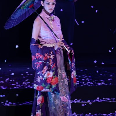 ショーに出演した冨永愛