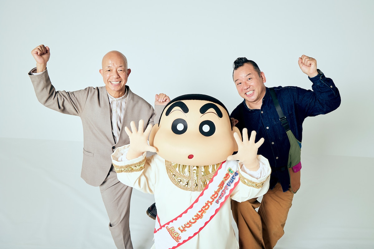 すっかり仲良くなったしんちゃんとバイきんぐ、最後にはこの笑顔！