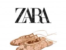 それドコの！？→ 実は【ZARA】なんです！ 40・50代のサマ見え♡「刺繍シューズ」