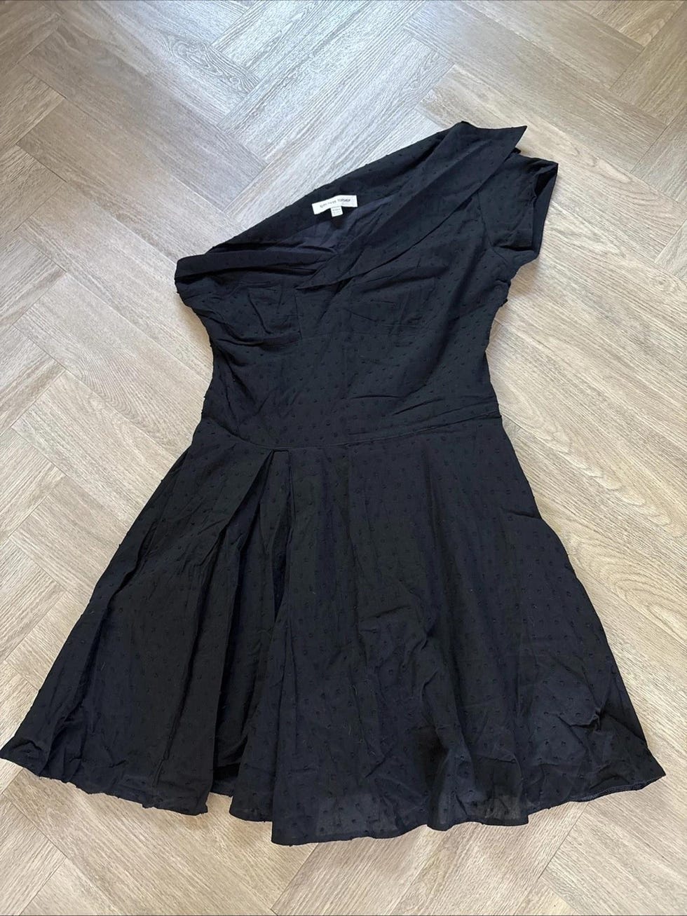 Kate Moss Black Dobby Dress 